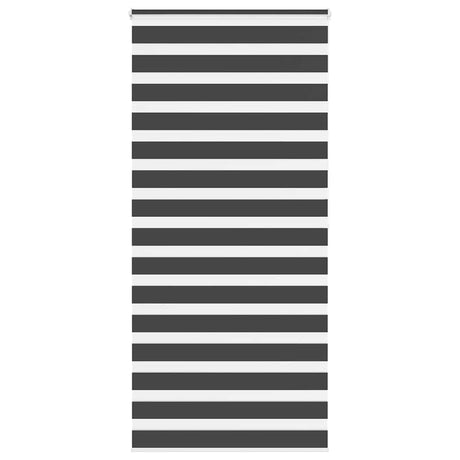 VidaXL zebra rullegardin 110x200 cm stofbredde 105,9 cm sort