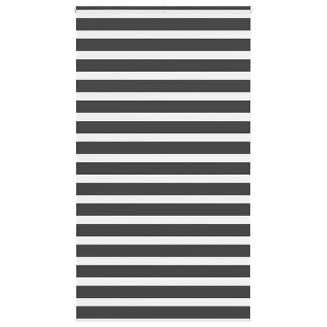 VidaXL zebra rullegardin 120x200 cm stofbredde 115,9 cm sort