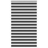 Vidaxx zebra rullegardin 135x200 cm stofbredde 130,9 cm sort