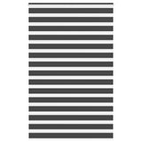 VidaXL zebra rullegardin 140x200 cm stofbredde 135,9 cm sort