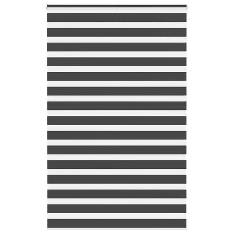 VidaXL zebra rullegardin 140x200 cm stofbredde 135,9 cm sort
