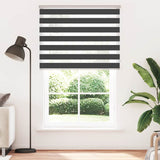 VidaXL zebra rullegardin 140x200 cm stofbredde 135,9 cm sort