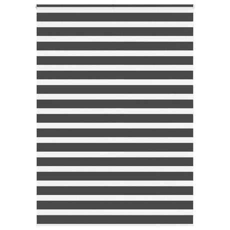 VidaXL zebra rullegardin 160x200 cm stofbredde 155,9 cm sort
