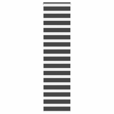 VidaXL zebra rullegardin 55x230 cm stofbredde 50,9 cm sort