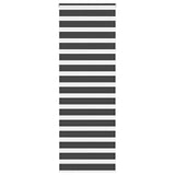 VidaXL zebra rullegardin 80x230 cm stofbredde 75,9 cm sort