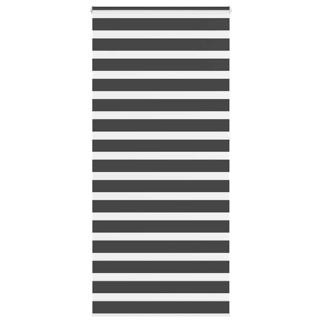 VidaXL zebra rullegardin 105x230 cm stofbredde 100,9 cm sort