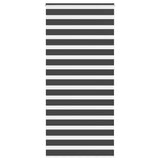 VidaXL zebra rullegardin 105x230 cm stofbredde 100,9 cm sort