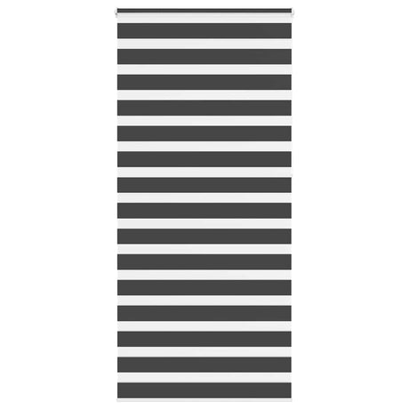 VidaXL zebra rullegardin 105x230 cm stofbredde 100,9 cm sort