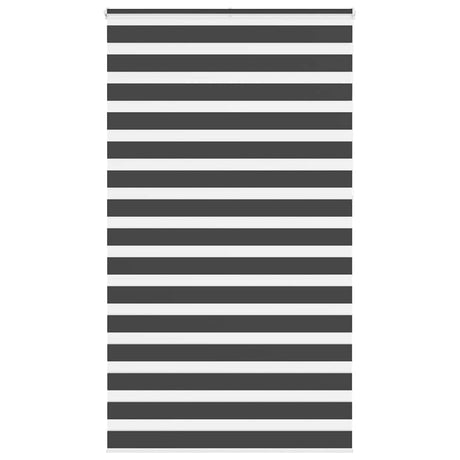 VidaXL zebra rullegardin 120x230 cm stofbredde 115,9 cm sort