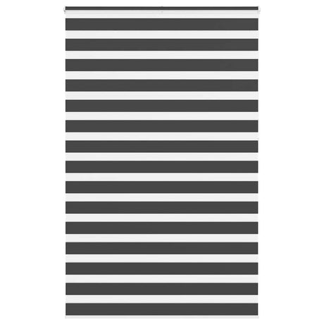 VidaXL zebra rullegardin 145x230 cm stofbredde 140,9 cm sort