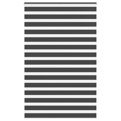 VidaXL zebra rullegardin 150x230 cm stofbredde 145,9 cm sort