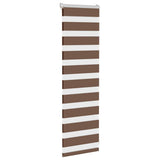 Vidaxx zebra rullegardin 40x100 cm stofbredde 35,9 cm polyester brun