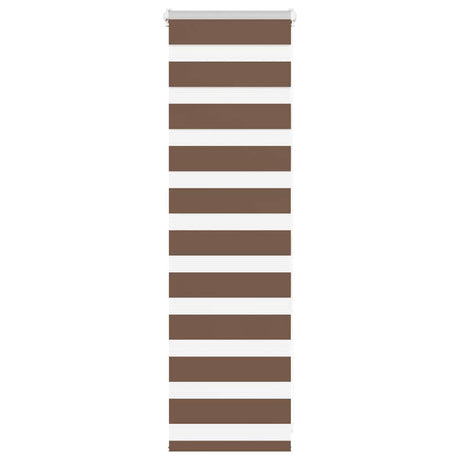 Vidaxx zebra rullegardin 45x100 cm stofbredde 40,9 cm polyester brun