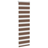 Vidaxx zebra rullegardin 50x100 cm stofbredde 45,9 cm polyester brun