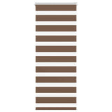 Vidaxx zebra rullegardin 60x100 cm stofbredde 55,9 cm polyester brun