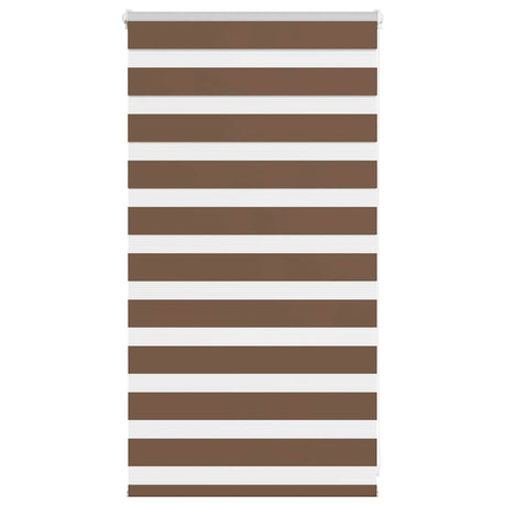 Vidaxx zebra rullegardin 70x100 cm stofbredde 65,9 cm polyester brun