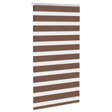 Vidaxx zebra rullegardin 70x100 cm stofbredde 65,9 cm polyester brun