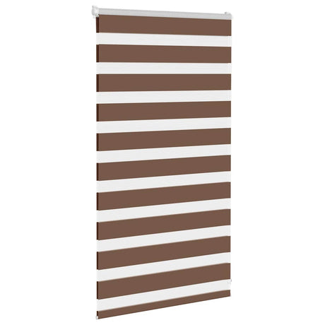 Vidaxx zebra rullegardin 70x100 cm stofbredde 65,9 cm polyester brun