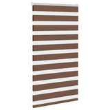 Vidaxx zebra rullegardin 75x100 cm stofbredde 70,9 cm polyester brun