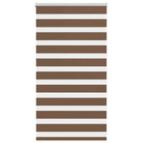 Vidaxx zebra rullegardin 80x100 cm stofbredde 75,9 cm polyester brun