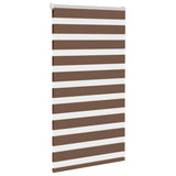 Vidaxx zebra rullegardin 80x100 cm stofbredde 75,9 cm polyester brun