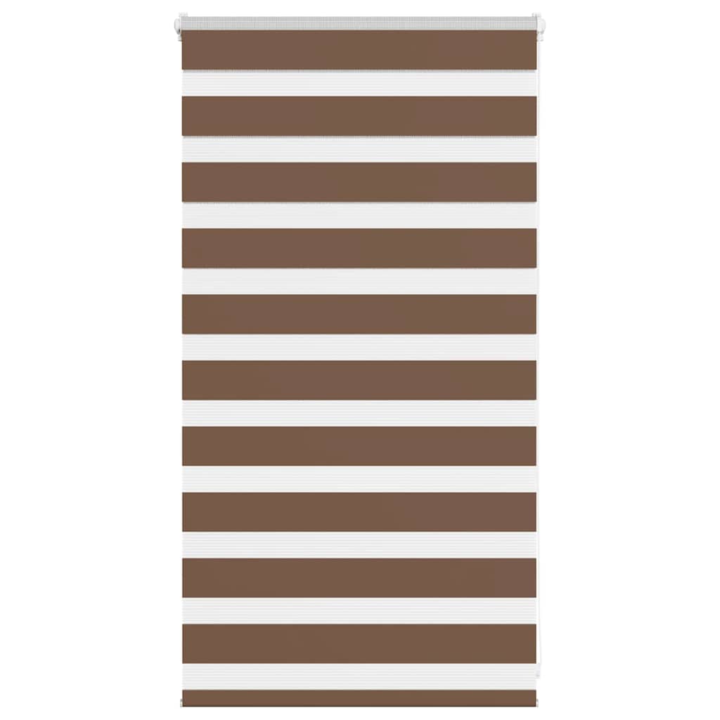 Vidaxx zebra rullegardin 90x100 cm stofbredde 85,9 cm polyester brun