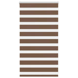 Vidaxx zebra rullegardin 90x100 cm stofbredde 85,9 cm polyester brun