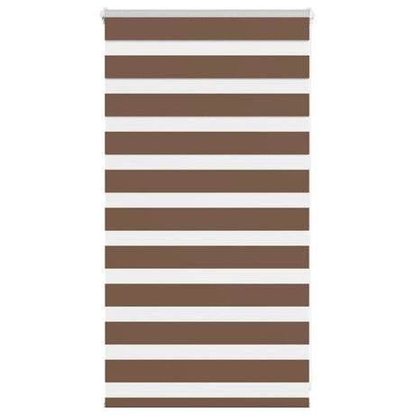 Vidaxx zebra rullegardin 90x100 cm stofbredde 85,9 cm polyester brun