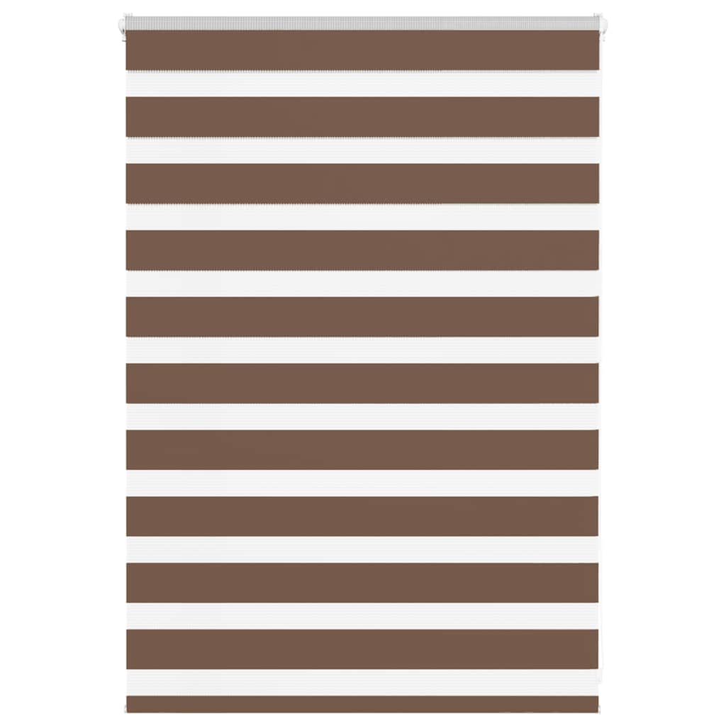 Vidaxx zebra rullegardin 95x100 cm stofbredde 90,9 cm polyester brun