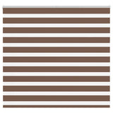 VidaXL zebra rullegardin 160x100 cm stof bredde 155,9 cm polyester brun