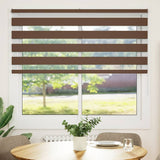 VidaXL zebra rullegardin 160x100 cm stof bredde 155,9 cm polyester brun