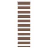 VidaXL zebra rullegardin 40x150 cm stofbredde 35,9 cm polyester brun