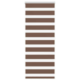 Vidaxx zebra rullegardin 55x150 cm stofbredde 50,9 cm polyester brun