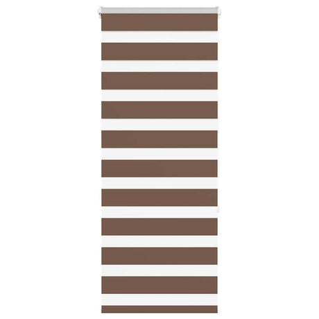 Vidaxx zebra rullegardin 60x150 cm stofbredde 55,9 cm polyester brun