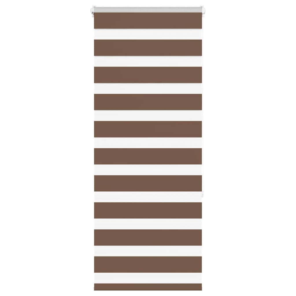 Vidaxx zebra rullegardin 65x150 cm stofbredde 60,9 cm polyester brun