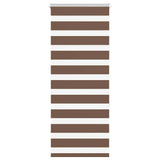 Vidaxx zebra rullegardin 65x150 cm stofbredde 60,9 cm polyester brun