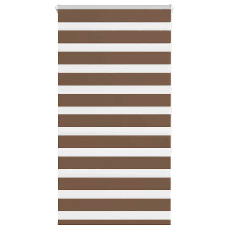 Vidaxx zebra rullegardin 85x150 cm stofbredde 80,9 cm polyester brun