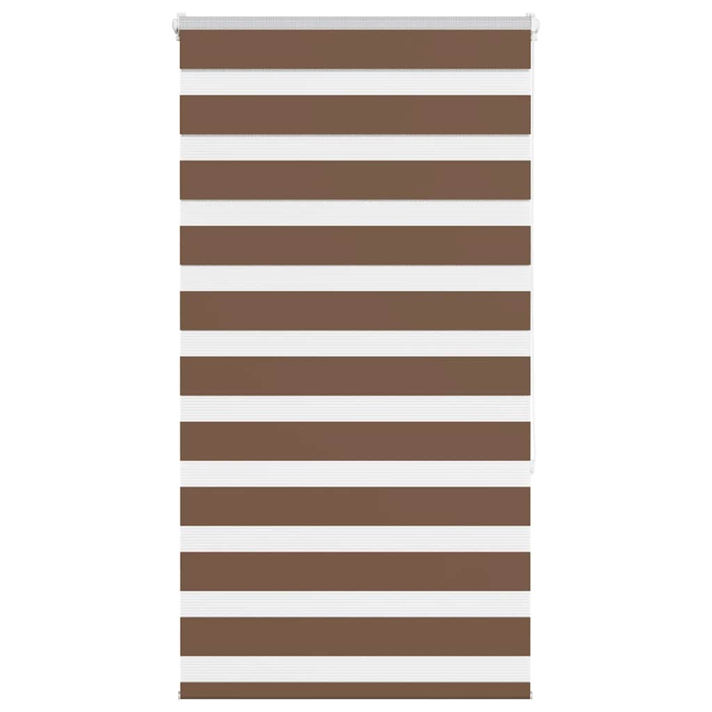 Vidaxx zebra rullegardin 90x150 cm stofbredde 85,9 cm polyester brun