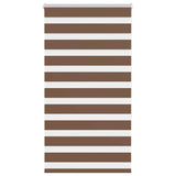 Vidaxx zebra rullegardin 90x150 cm stofbredde 85,9 cm polyester brun