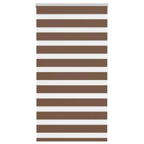 Vidaxx zebra rullegardin 90x150 cm stofbredde 85,9 cm polyester brun