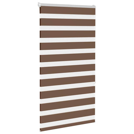 Vidaxx zebra rullegardin 90x150 cm stofbredde 85,9 cm polyester brun