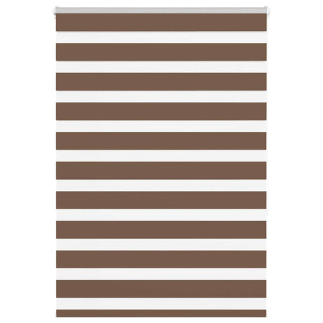 Vidaxx zebra rullegardin 95x150 cm stofbredde 90,9 cm polyester brun