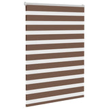 Vidaxx zebra rullegardin 100x150 cm stofbredde 95,9 cm polyester brun