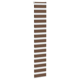 Vidaxx zebra rullegardin 40x200 cm stofbredde 35,9 cm polyester brun