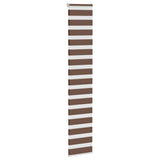 Vidaxx zebra rullegardin 45x200 cm stofbredde 40,9 cm polyester brun