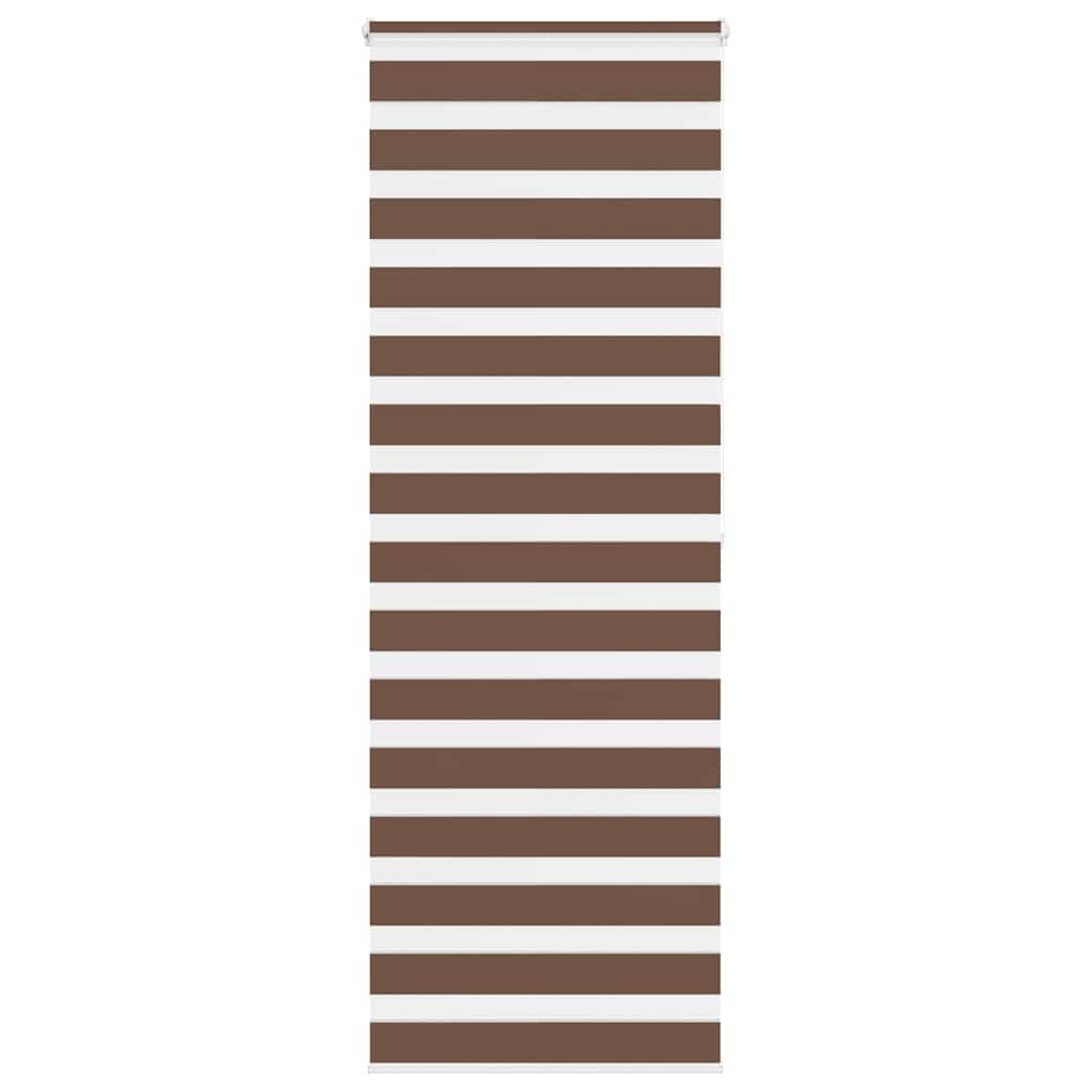 Vidaxx zebra rullegardin 70x200 cm stofbredde 65,9 cm polyester brun
