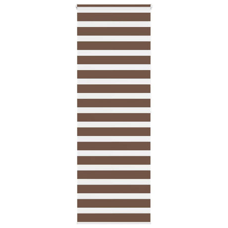 Vidaxx zebra rullegardin 75x200 cm stofbredde 70,9 cm polyester brun