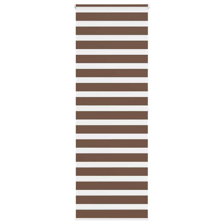 Vidaxx zebra rullegardin 80x200 cm stofbredde 75,9 cm polyester brun