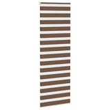 Vidaxx zebra rullegardin 80x200 cm stofbredde 75,9 cm polyester brun