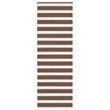 Vidaxx zebra rullegardin 85x200 cm stofbredde 80,9 cm polyester brun